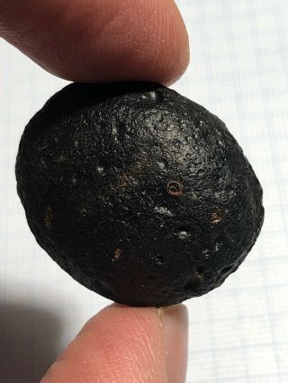 Large 15g Disk/Core Australite: WA Australian tektite from meteorite impact,  32 2
