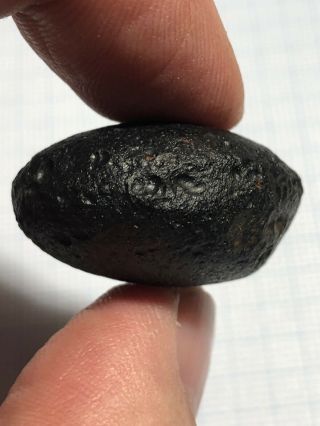 Large 15g Disk/Core Australite: WA Australian tektite from meteorite impact,  32 3