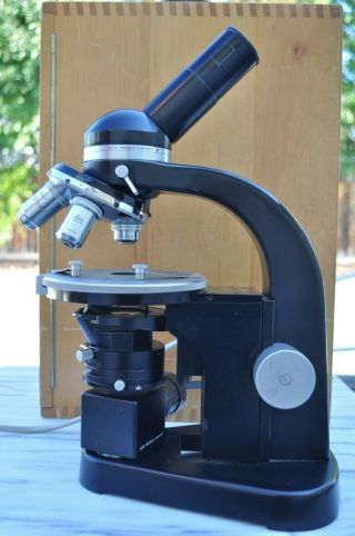 All Wetzlar Polarizing Petrographic Microscope,