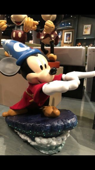 Mickey Mouse Sorcerer Mickey “big Fig Statue” Medium Edition Disney