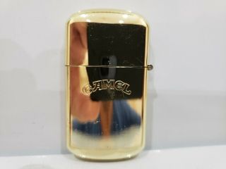Vintage " Camel " Cigarette Lighter / Gold Tone /never Lit