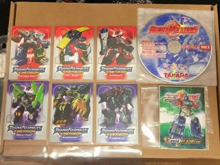 2003 Fleer Transformers Armada Trading Card 6 Energon Pack - Ins & Rm Card & Dvd