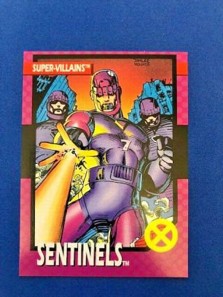 X - Men Series I Toybiz Promo Card - Rare Variant - Sentinels 47 - Rare