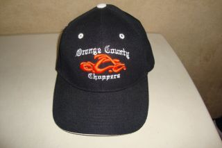 Orange County Choppers Occ Black And Orange Hat Baseball Cap