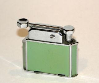 1929 art deco enamel elgin otis 6 side automatic liftarm petrol pocket lighter 3