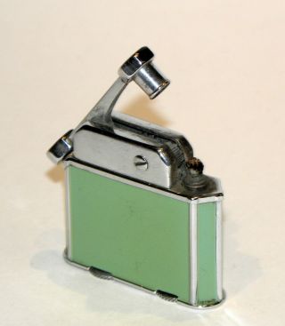 1929 art deco enamel elgin otis 6 side automatic liftarm petrol pocket lighter 4