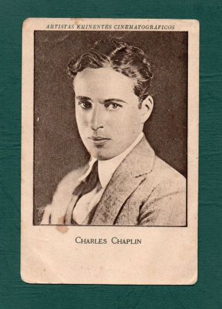 Charlie Chaplin 1920 Rookie Chocolates Comet Artistas Eminentes Cinematograficos