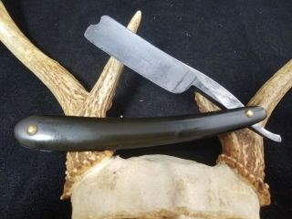 Vtg Wade & Butcher " The Celebrated " Hollow Ground 7/8 " Notch Nose Straight Razor