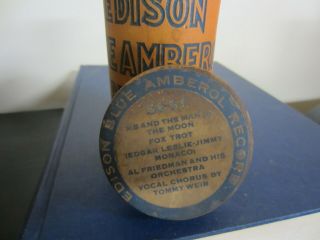 Edison Blue Amberol Cylinder 5651,  Me And The Man In The Moon,  Fox Trot.
