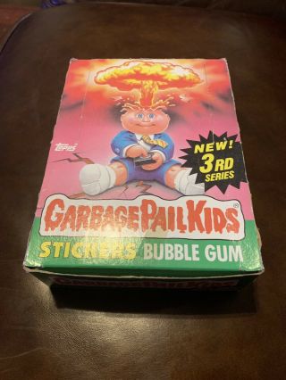 1987 Garbage Pail Kids 3rd Series Full Box 48 Packs Os3
