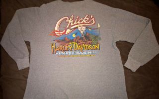 Harley Davidson Thermal Long Sleeve T Shirt - Chick 