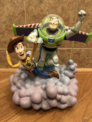 Disney Parks Light Up Toy Story Woody And Buzz Lightyear Statue Figurine