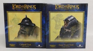 Lotr Lord Of The Rings Sideshow Weta Catapult Siege Tower Troll Design Maquette