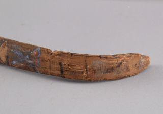 Antique Authentic 19thC Western Native American Indian Decorated Wood Bow,  NR 11