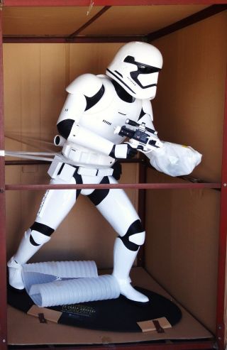 Lucasfilm Anovos Star Wars Tfa First Order Stormtrooper Statue Figure Life - Size
