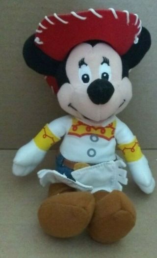 Disney Parks Minnie Mouse As Jessie Plush Toy Story Rare