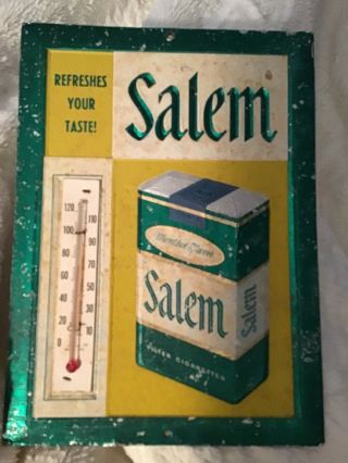 Vintage Salem Cigarette Thermometer Rare Model 1950 - 60 