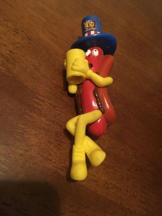 Weinerschnitzel All American Antenna Topper Car Accessory 2002 Fast Food Toy Exc