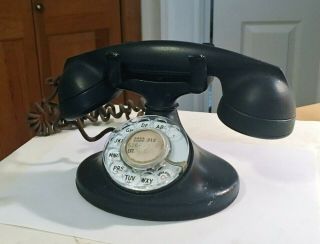 Antique 1930 ' s Western Electric Telephone No.  202 All And Beauty As - Is 2