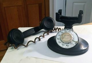 Antique 1930 ' s Western Electric Telephone No.  202 All And Beauty As - Is 7