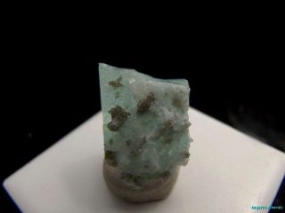 VERY RARE_OPTICAL CLEAR LARGE Emerald Crystal_NAEM_Hiddenite,  N.  C. 5