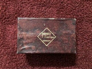Vintage Hoffritz Slant Safety Razor With Box,  Case And Blade Holders