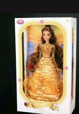 Disney Yellow Belle & Beauty And The Beast 17 " Limited Edition Designer Le Doll