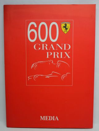 Ferrari 600th Grand - Prix Media Folder With 9 Photos