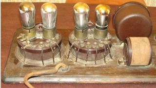 Incredible 1924 Atwater Kent Model 12 Breadboard Radio. 7