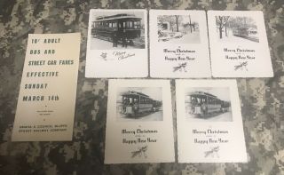 Omaha Council Bluffs Street Railway Company Cards