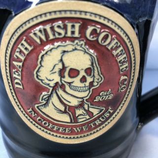 DEATH WISH COFFEE Mug IN COFFEE WE TRUST George Washington July 4th 2016 Deneen 4