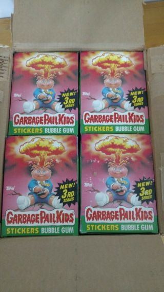 Topps Garbage Pail Kids Series 3 1986 Full Crate 24. 7