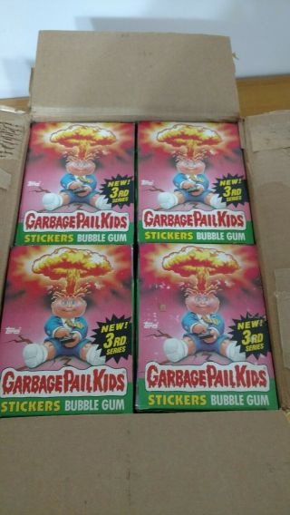 Topps Garbage Pail Kids Series 3 1986 Full Crate 24. 8