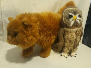 Universal Wizarding World Of Harry Potter Crookshanks Pigwidgeon Owl Plush Set