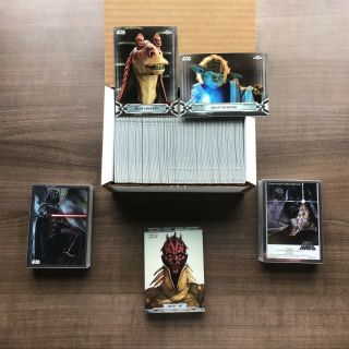 2019 Topps Star Wars Chrome Legacy Complete Master Set 270/270 Cards