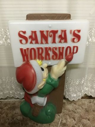Christmas Elf Painting Santa 
