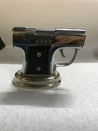 Vintage Continental York Gun Pistol Butane Lighter Made In Occupied Japan