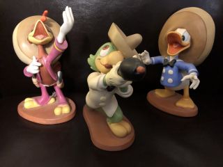 Wdcc Three Caballeros With Title Mib