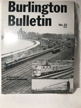 Cb&q Burlington Bulletin No.  22 Trains Of The Gods And Goddesses