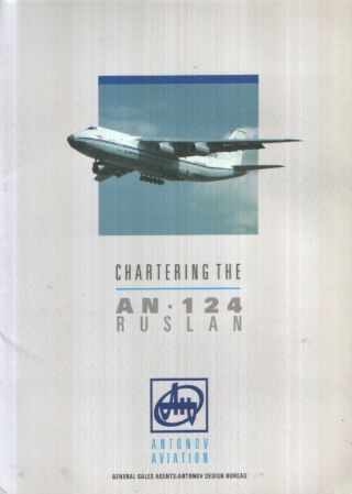 Air Foyle Of Luton Chartering The An - 124 Ruslan Brochure