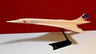 Air France Concorde Desk Top Airplane Model Travel Agent 10”