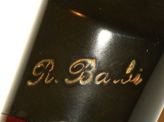 Rainer Barbi Bent Panel Dublin Pipe Awesome Straight Grain Hand Made Germany 9