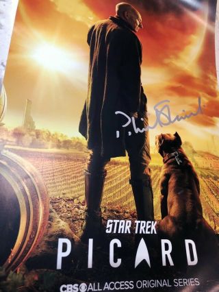 Sdcc San Diego Comic Con Picard Signed Limited Poster Exclusive Star Trek Kirk