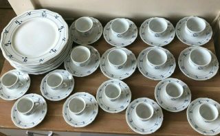 Lovely 39 pce Set VSOE Orient Express Plates Cups Saucers Raynaud Limoges 2