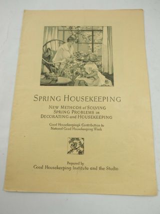 Spring Housekeeping Good Housekeeping Contribution To Housekeeping Week 1930 1
