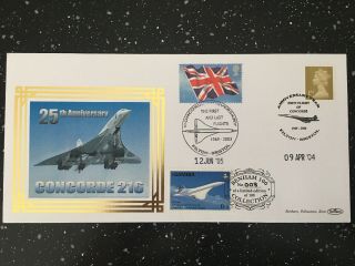 Interesting Concorde Cover.  25th Anniv Of The First And Last Flight.  Only 100.