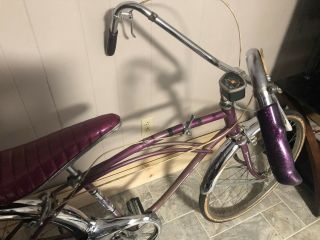 Sears Spyder 5 Speed Muscle Bike 24” Purple 6