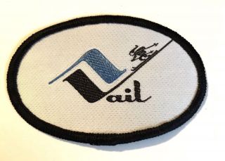 Vail Skiing Ski Patch Colorado Souvenir Travel Nos Ecusson Rare Design