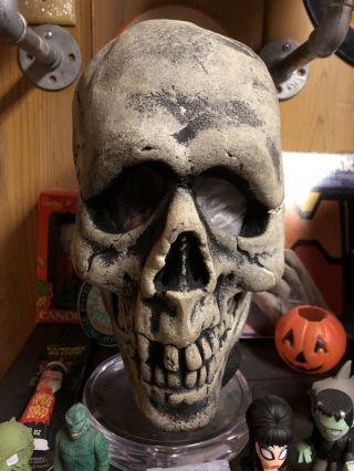 Vintage Halloween Don Post Studios Glow Skull Mask 1967 1976