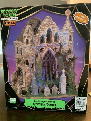 Lemax Spooky Town Gothic Ruins